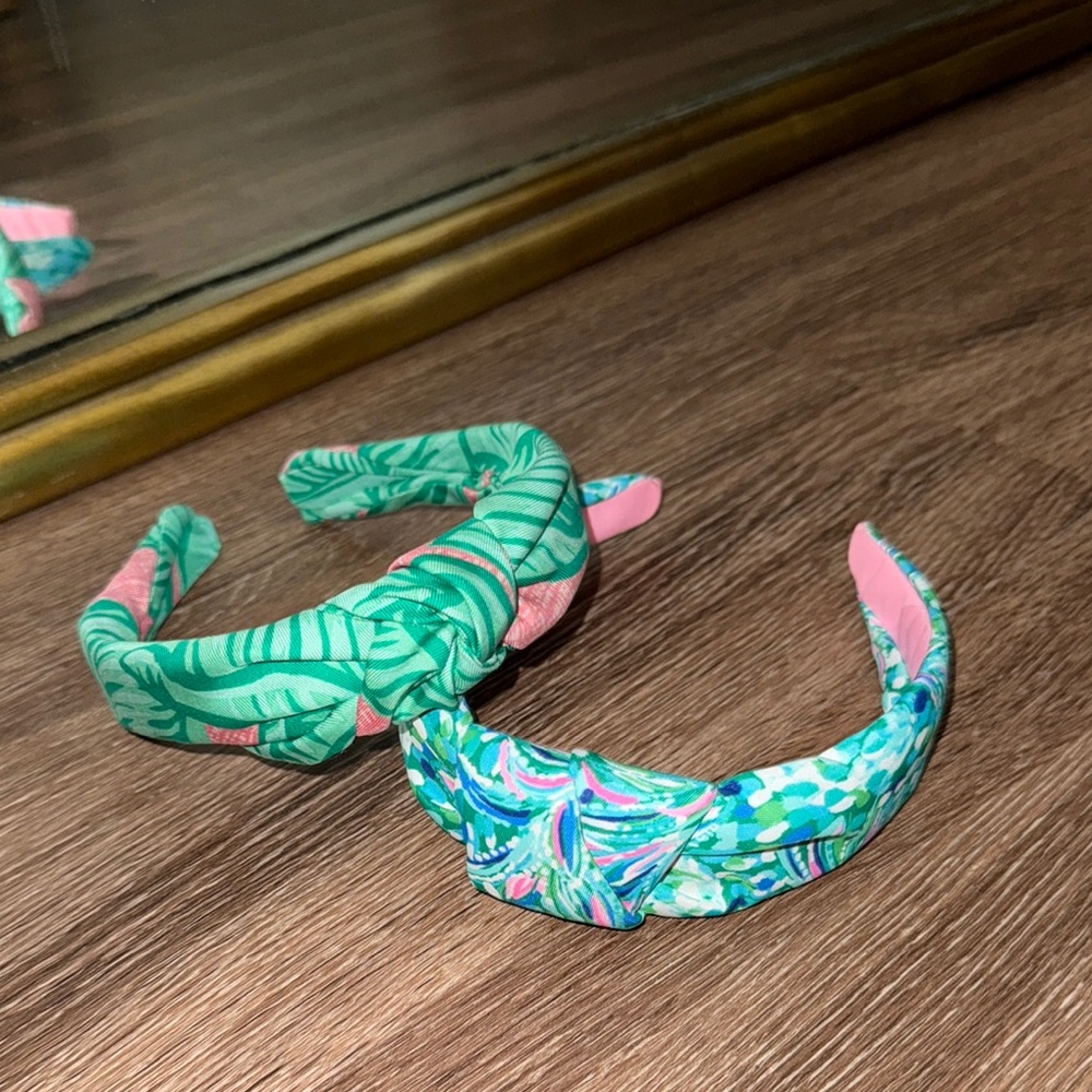 2 Colorful Knotted Headbands